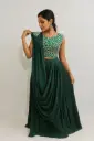 Royal Green Aura Choli Set