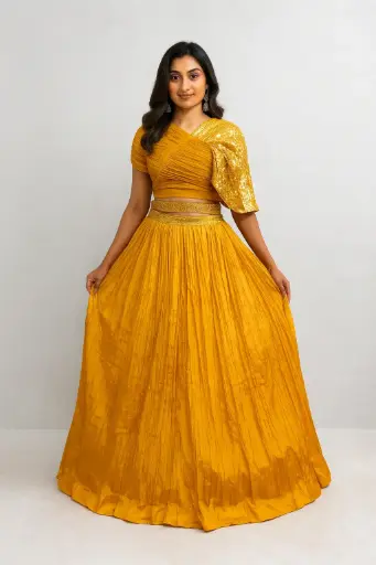Yellow Sunshine Lehenga